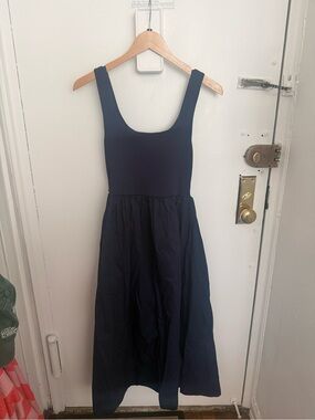 Tuckernuck Navy Mixed Media Juliette dress!